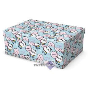 Díszdoboz, T4, 32x23x12 cm, Nyalókás panda