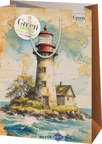 Dísztasak, prémium, nagy, fűtasak, Világítótorony