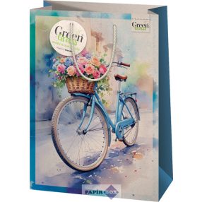 Dísztasak, prémium, nagy, fűtasak, Kék bicikli