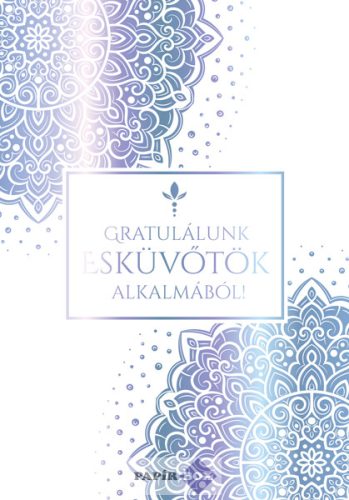 Képeslap, Esküvő, Mandala