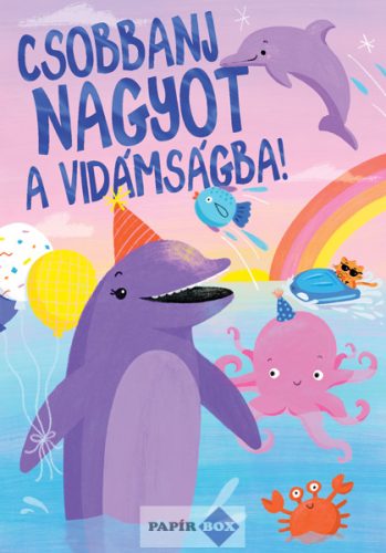 Képeslap, Születésnap, Delfines