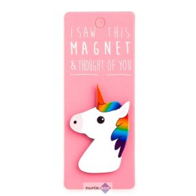 I saw this hűtőmágnes, Unicorn