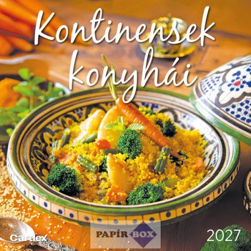 Falinaptár 2027 Kontinensek konyhái