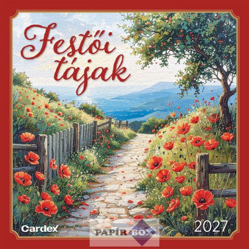 Falinaptár 2027. Festői tájak