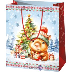 Dísztasak, közepes, karácsony, Capybara
