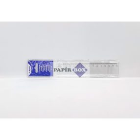 Vonalzó 15cm, műanyag