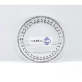 Szögmérő, műanyag 360°