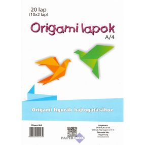 Origami papír A/4 20 lapos
