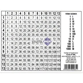 Bennfoglaló táblázat, műanyag, 20x15cm