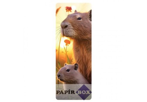 3D könyvjelző, Capybara