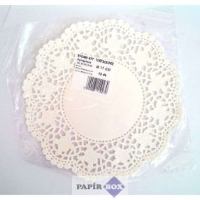 Tortacsipke, kerek, 17 cm, 12 db/csg