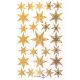 Matrica, AVERY ZWECKFORM, "Z-Design No.52252", arany csillagok