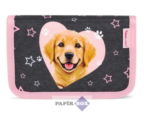 Tolltartó, klapnis, cipzáras, BELMIL "Starry Paws", kutya, Golden retriever