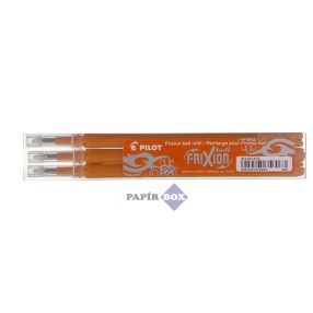   Rollertoll betét, 0,35 mm, törölhető, PILOT "Frixion Ball/Clicker", narancssárga