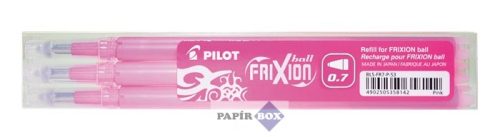 Rollertoll betét, 0,35 mm, törölhető, PILOT "Frixion Ball/Clicker", rózsaszín