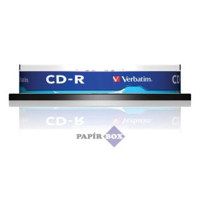   CD-R lemez, 700MB, 52x, hengeren, VERBATIM "DataLife" 10db/csg