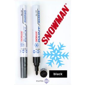 Lakkfilc, Snowman CP, fekete