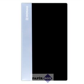 Névjegytartó, 120 db-os, DONAU, fekete