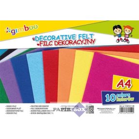   Dekorfilc, A/4, "Gimboo", 10 különböző intenzív szín