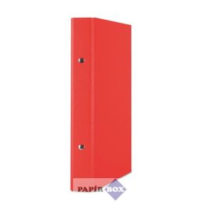   Gyűrűs könyv, 2 gyűrű, 30 mm, A/5, PP/karton, DONAU, piros