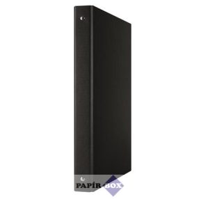   Gyűrűs könyv, 4 gyűrű, 35 mm, A/4, PP/karton, DONAU, fekete