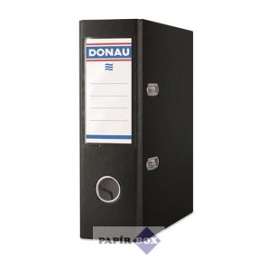   Iratrendező, 75 mm, A5, PP/karton, DONAU "Master", fekete