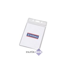   Azonosítókártya tartó, 60x105 mm, hajlékony, álló, DONAU, 50 db/csg
