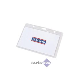   Azonosítókártya tartó, 105x65 mm, hajlékony, fekvő, DONAU, 50 db/csg