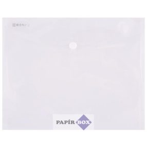 Irattartó tasak, A5, PP, patentos, DONAU, áttetsző