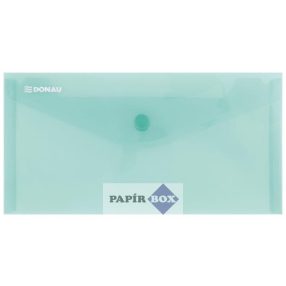 Irattartó tasak,DL, PP, patentos, DONAU, zöld