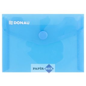 Irattartó tasak, A7, PP, patentos, DONAU, kék