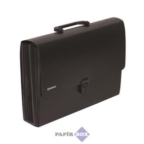 Harmonikatáska, PP, 26 zsebes, DONAU, fekete