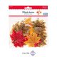 Textil falevél, 7 cm, Daco, "Maple leaves", vegyes színek, 30 db/csg