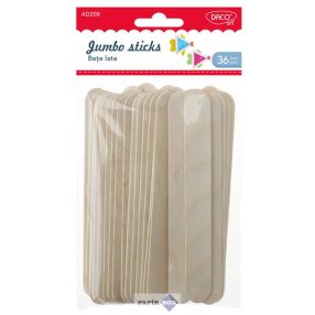 Fa spatula, 148 mm, 36 db/csomag, Daco, natúr