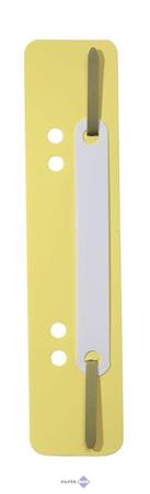 Lefűzőlapocska, DURABLE, sárga, 25 db/csg