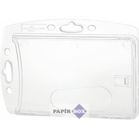 Azonosítókártya-tartó, akril, zárt, DURABLE