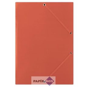 Gumis mappa, karton, A/4, DONAU "Standard", piros