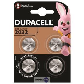 Gombelem, CR2032, 4 db, DURACELL