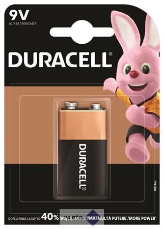 Elem, 9V, 1 db, DURACELL "Basic"