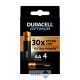 Elem, AA ceruza, 4 db, DURACELL "Optimum"