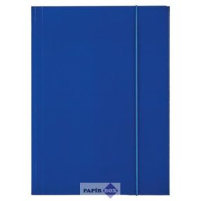   Gumis mappa, 15 mm, karton, A4, ESSELTE "Economy", sötétkék