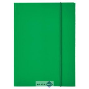   Gumis mappa, 15 mm, karton, A4, ESSELTE "Economy", zöld