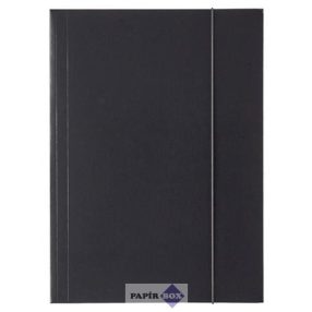   Gumis mappa, 15 mm, karton, A4, ESSELTE "Economy", fekete