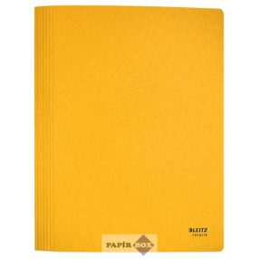 Gyorsfűző, A4, karton, LEITZ "Recycle", sárga