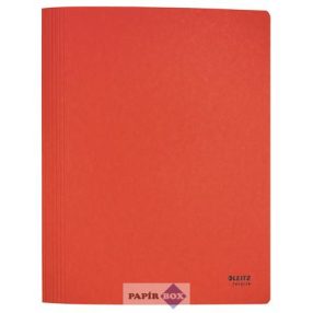 Gyorsfűző, A4, karton, LEITZ "Recycle", piros