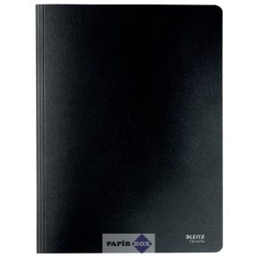 Gyorsfűző, A4, karton, LEITZ "Recycle", fekete