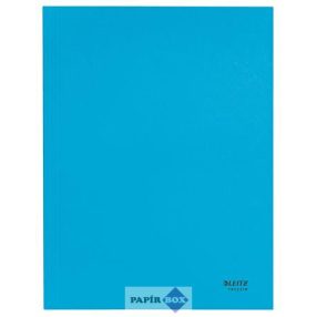   Pólyás dosszié, karton, A4, LEITZ "Recycle", kék