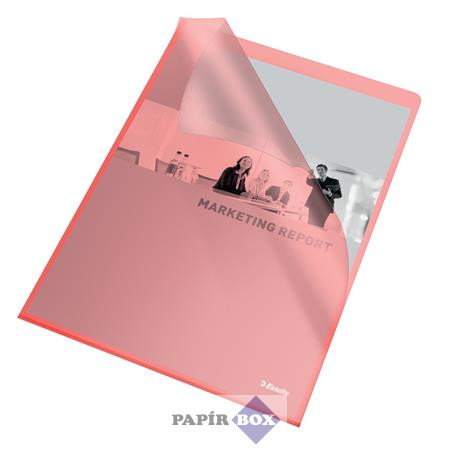 Genotherm, "L", A/4, 105 mikron, narancsos felület, ESSELTE "Standard", piros