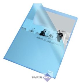   Genotherm, "L", A/4, 105 mikron, narancsos felület, ESSELTE "Standard", kék