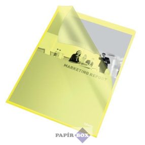   Genotherm, "L", A/4, 105 mikron, narancsos felület, ESSELTE "Standard", sárga